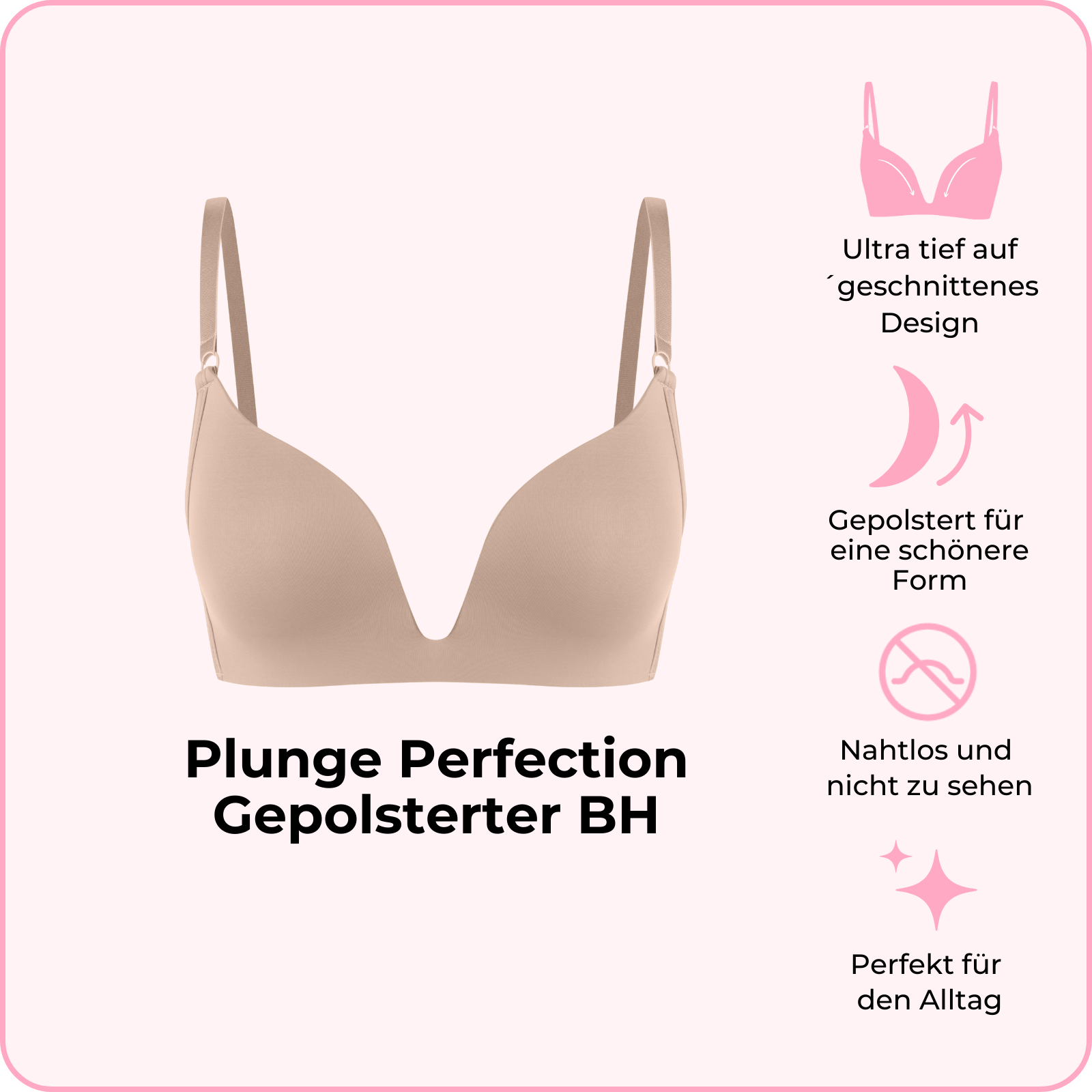 Plunge Perfection gepolsterter BH