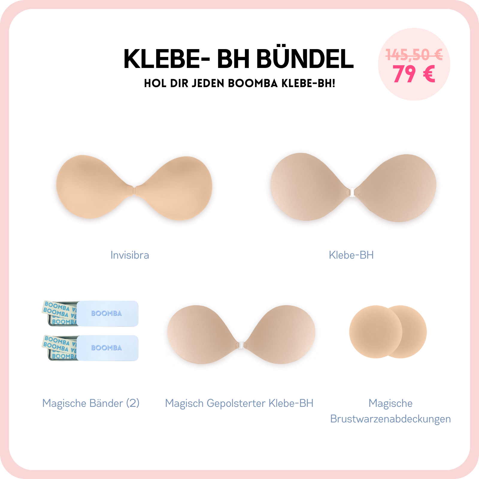 Klebe-BH Bündel