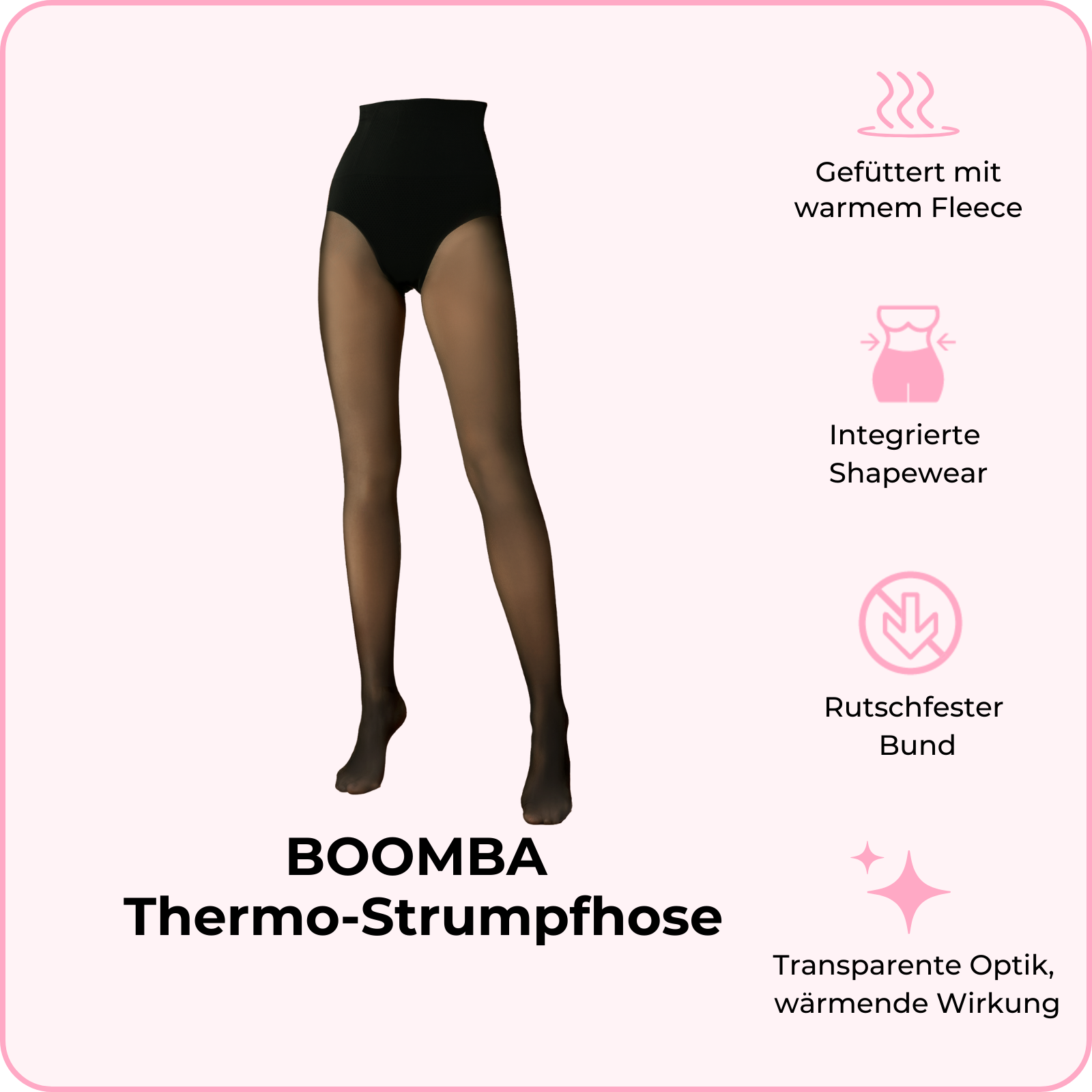Figurformende Thermo-Strumpfhose