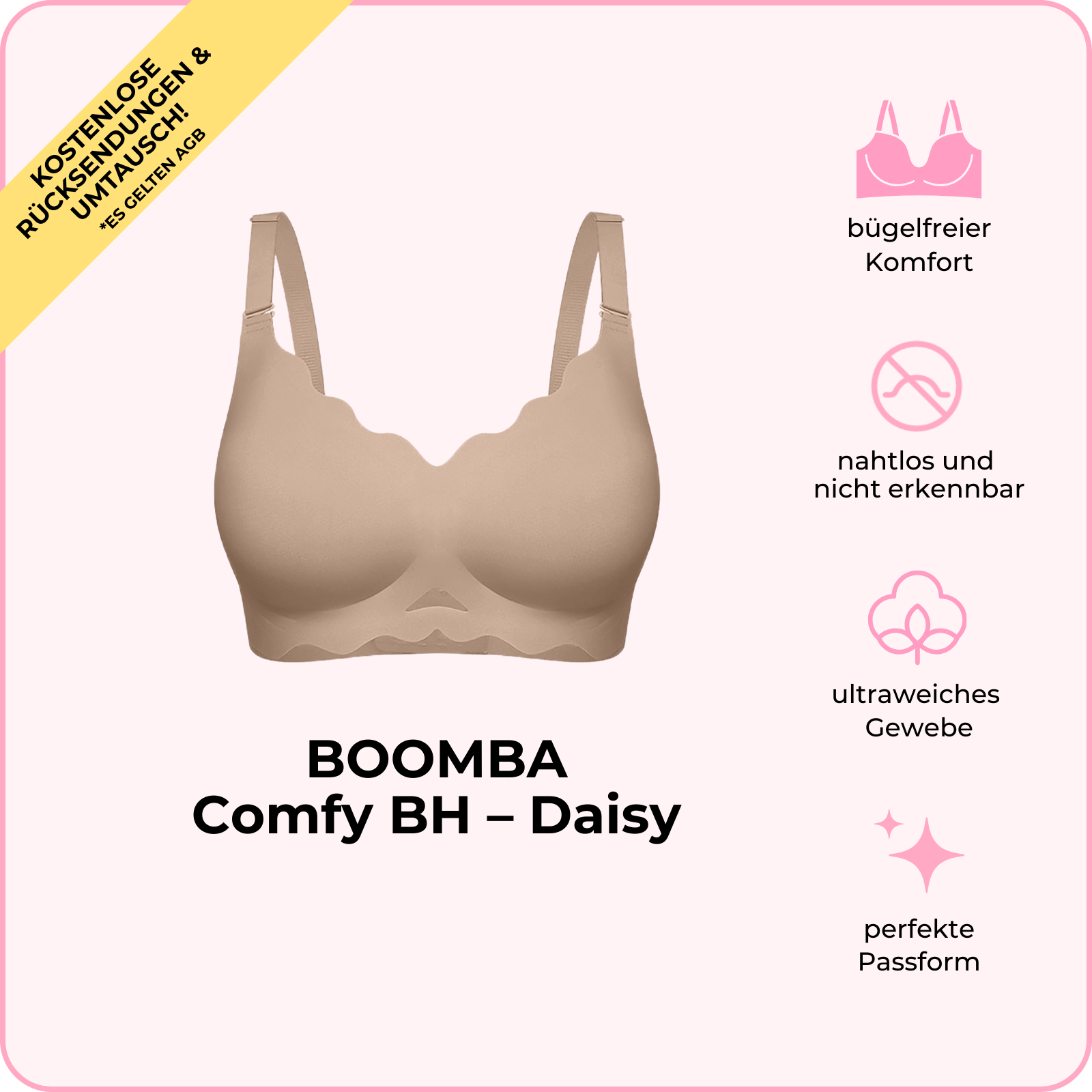 BOOMBA Comfy BH – Daisy