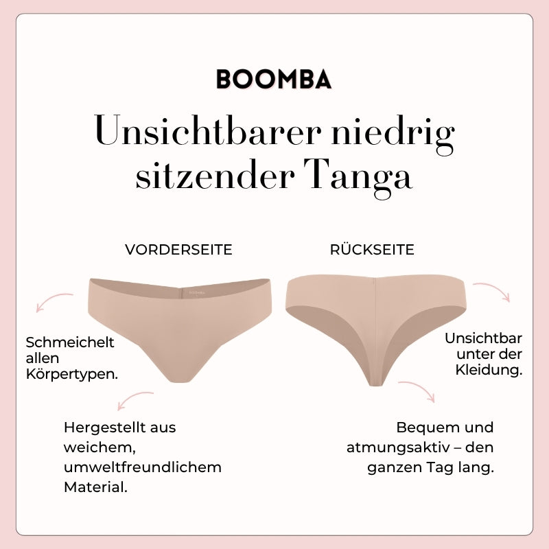Unsichtbarer niedrig sitzender Tanga