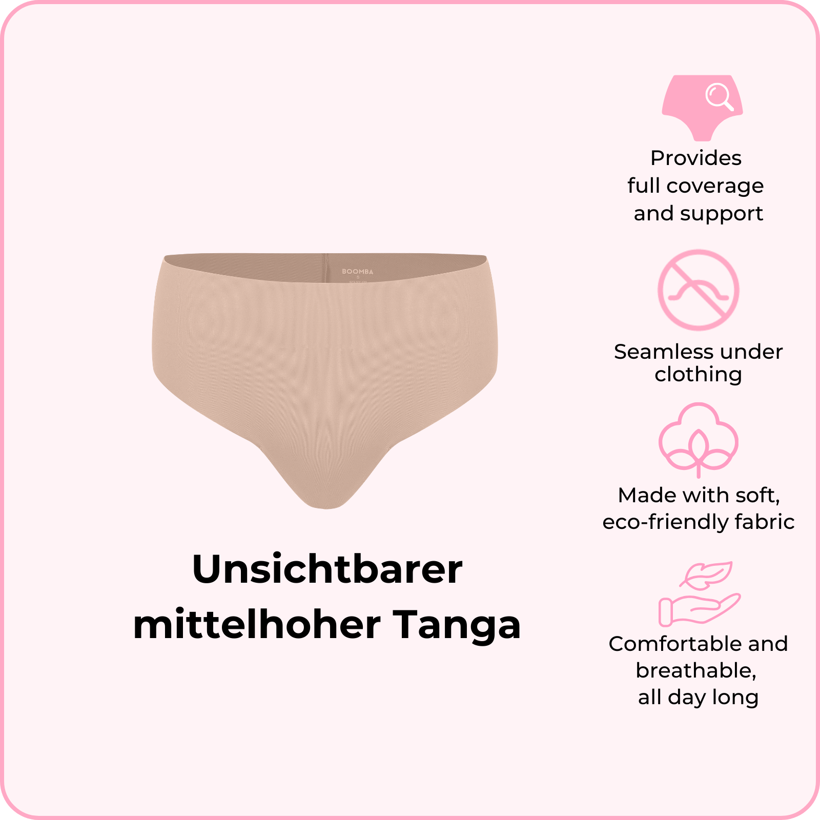 Unsichtbarer mittelhoher Tanga