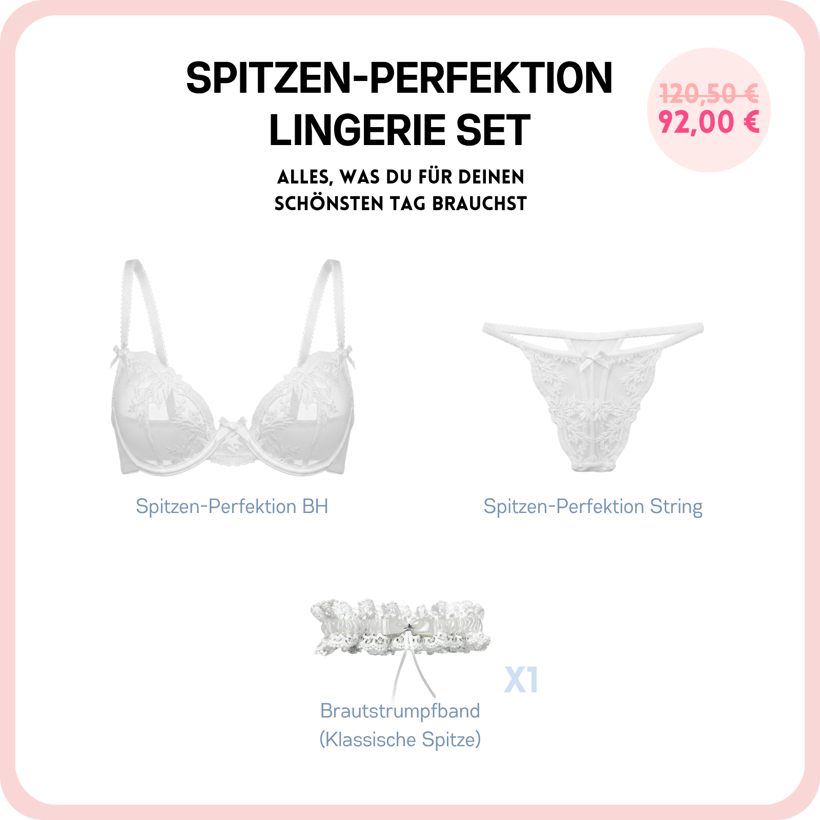 Spitzen-Perfektion Lingerie Set