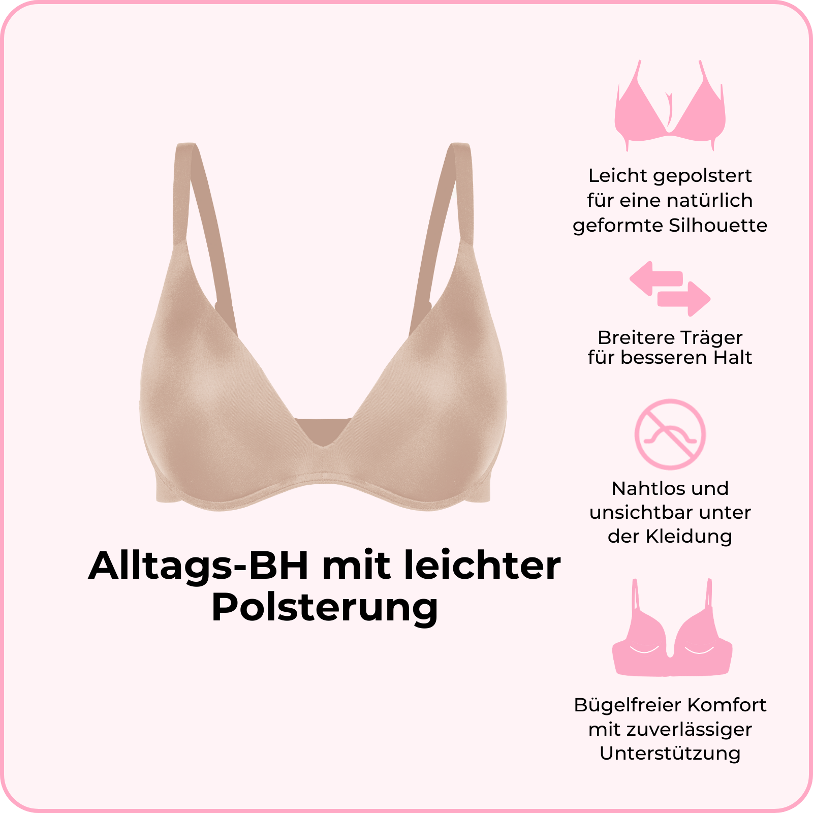 Alltags-BH mit leichter Polsterung