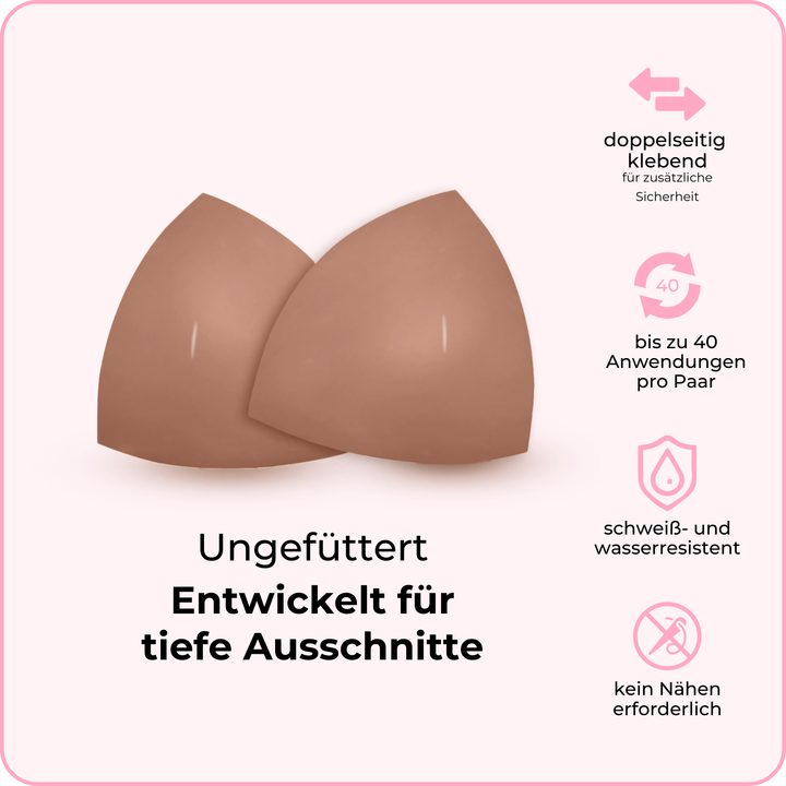 Unsichtbare Lifteinsätze - karamell