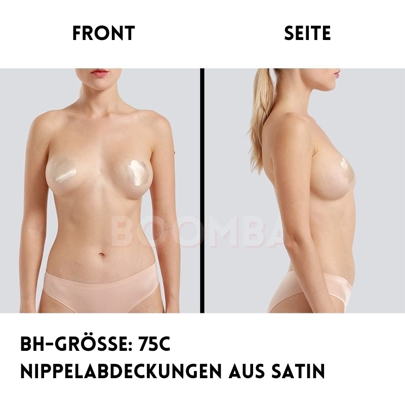 Nippelabdeckungen aus Satin